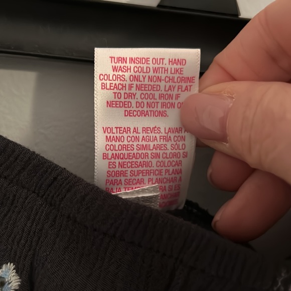 Xhilaration strapless jumpsuit - Grey with embroidered top. Size M - Picture 5 of 6